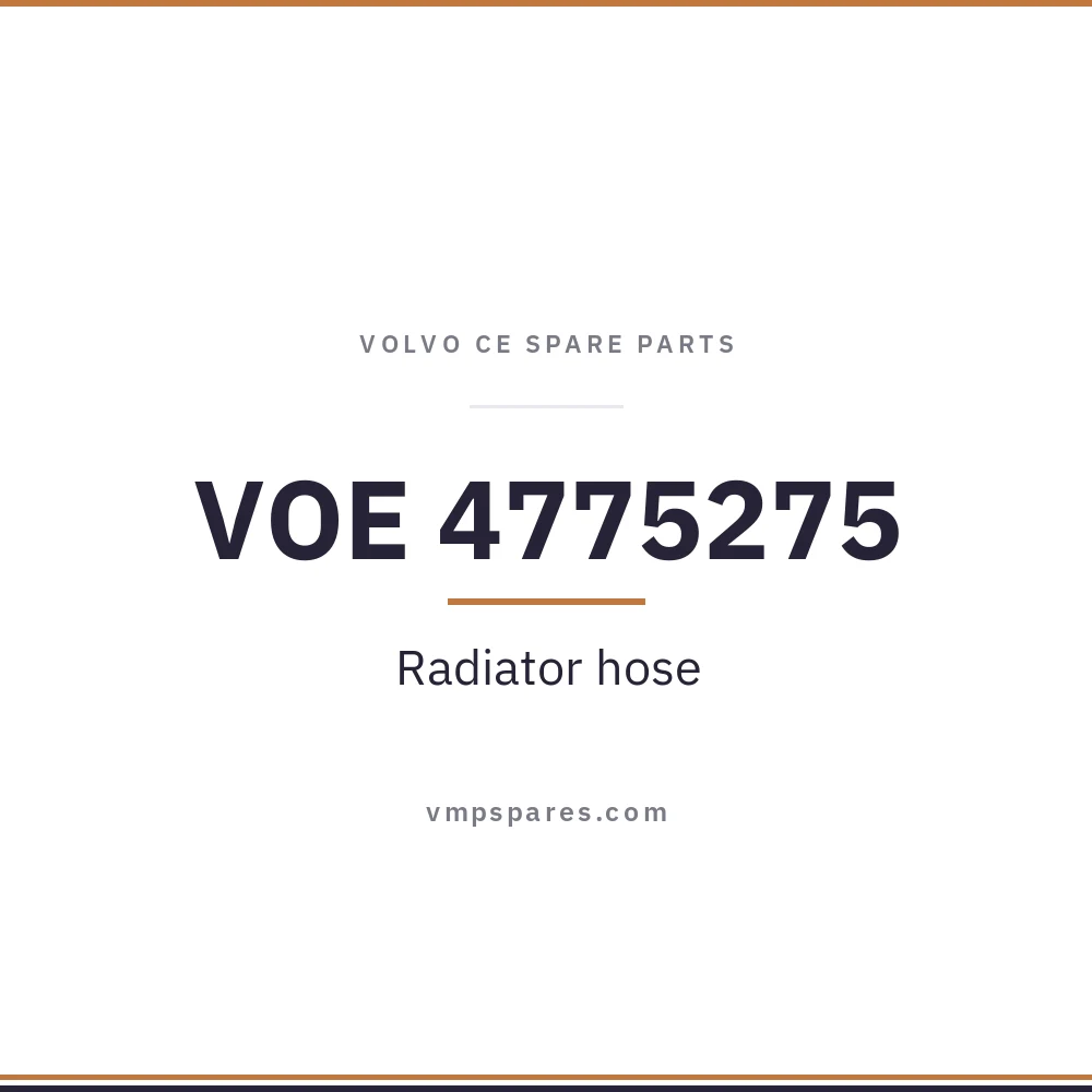 VOE 4775275 – Radiator hose