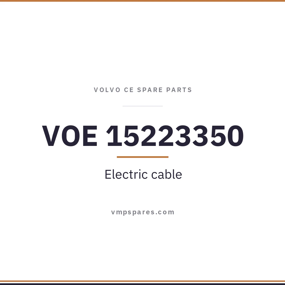 VOE 15223350 – Electric cable