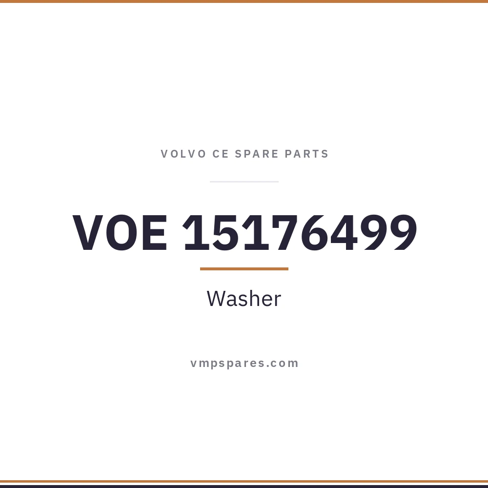 VOE 15176499 – Washer