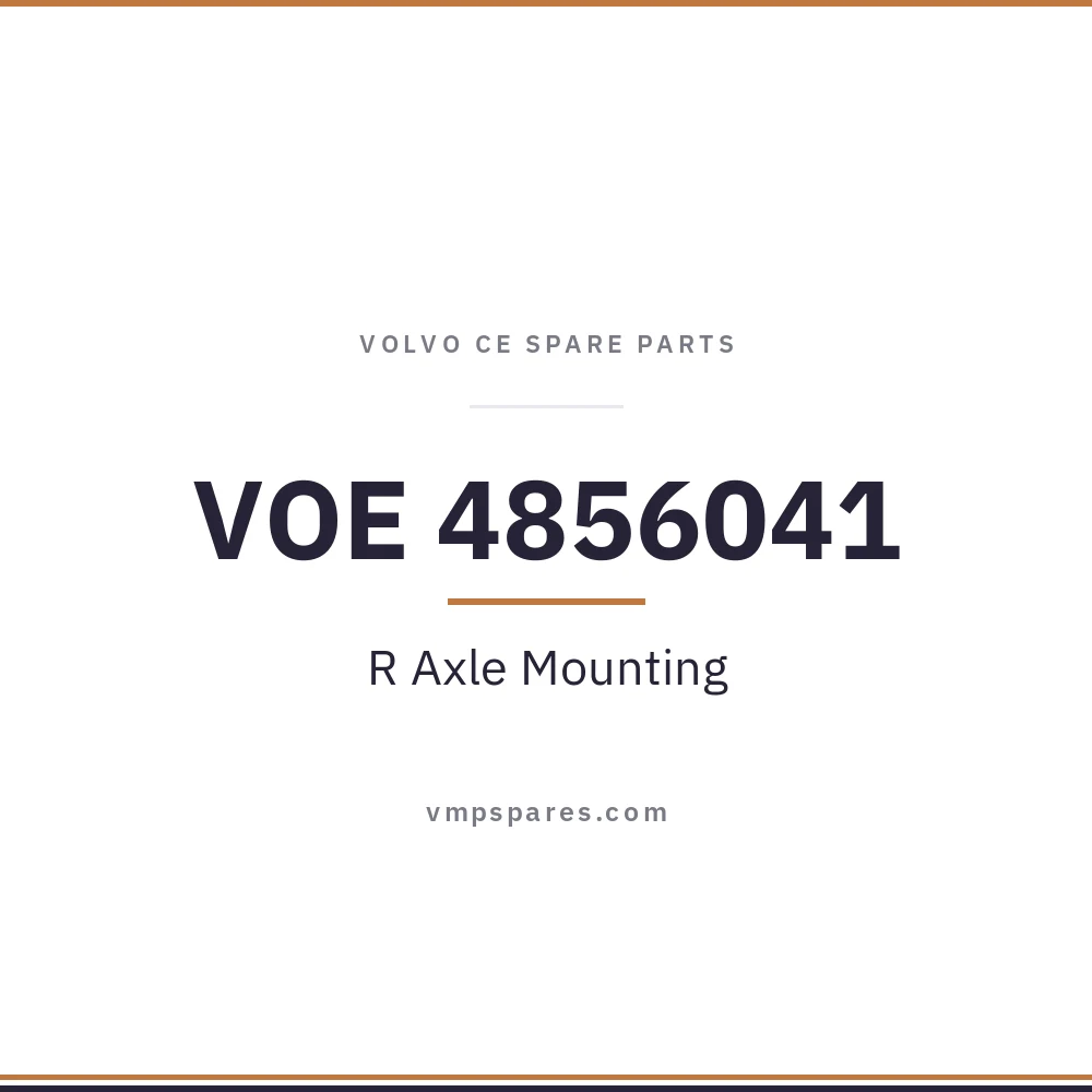 VOE 4856041 – R Axle Mounting
