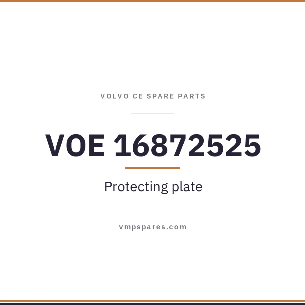 VOE 16872525 – Protecting plate