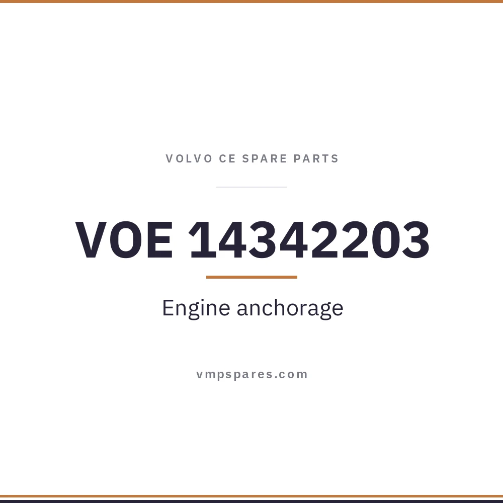 VOE 14342203 – Engine anchorage