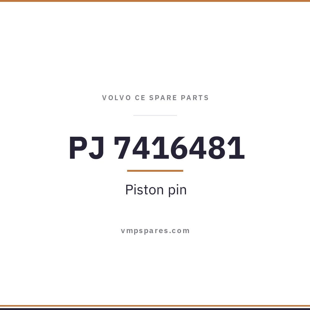 PJ 7416481 – Piston pin