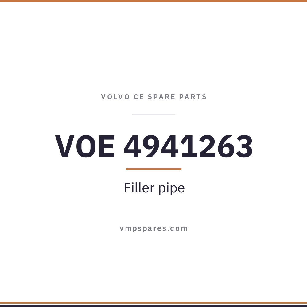 VOE 4941263 – Filler pipe