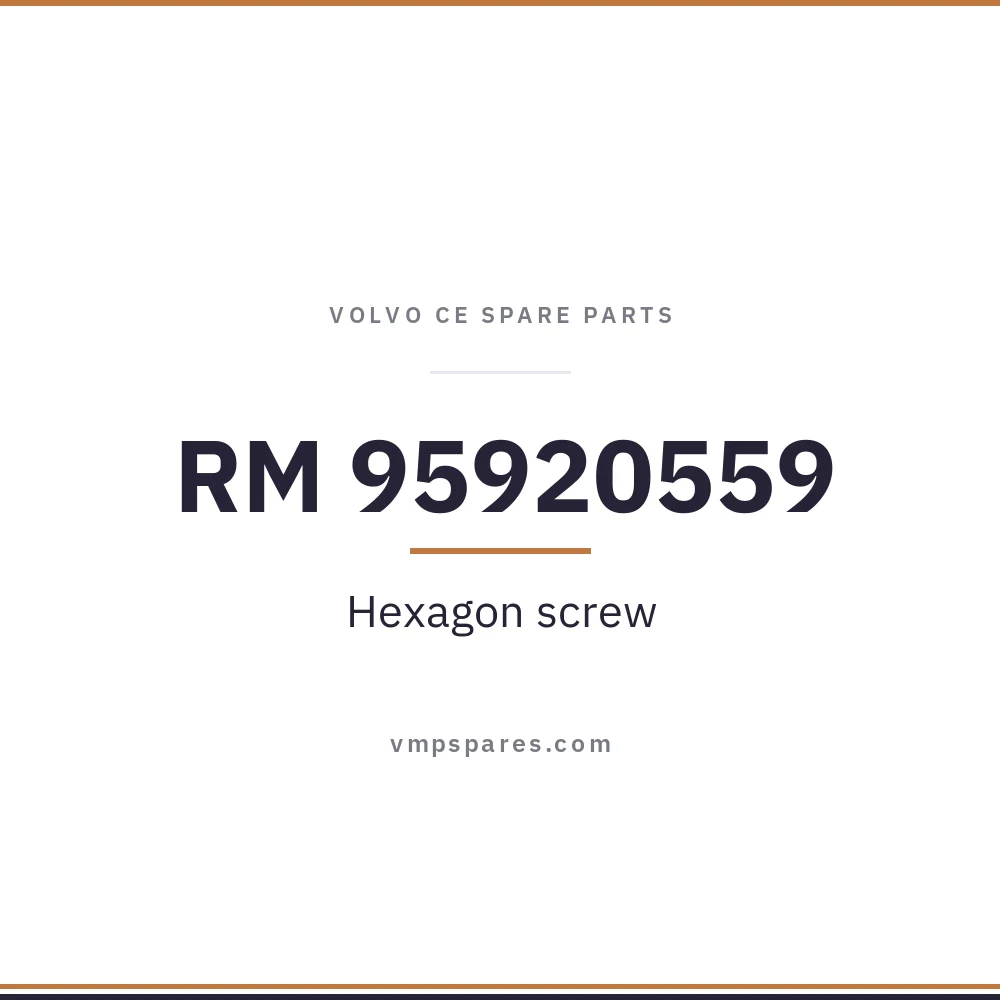 RM 95920559 – Hexagon screw
