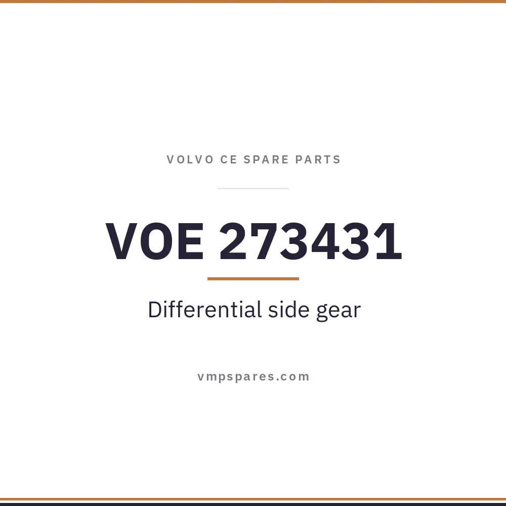 VOE 273431 – Differential side gear