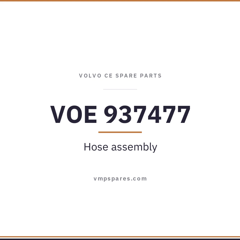 VOE 937477 – Hose assembly