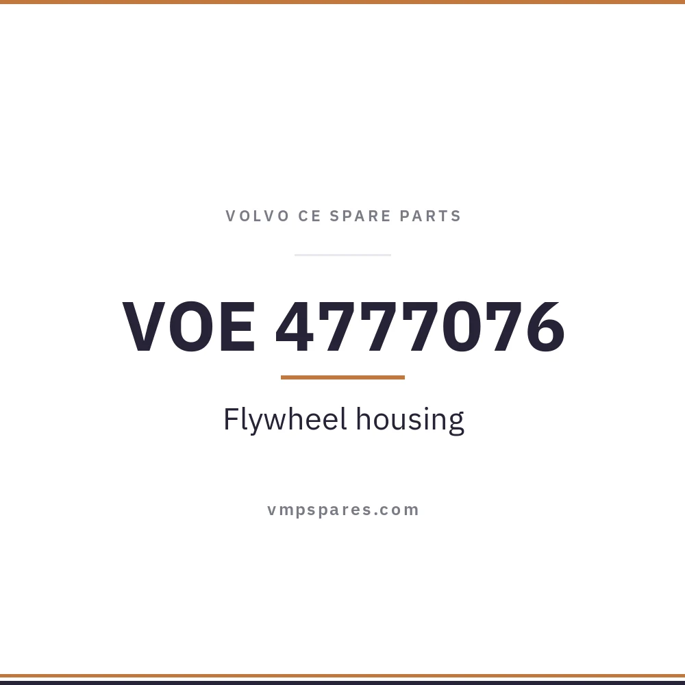 VOE 4777076 – Flywheel housing