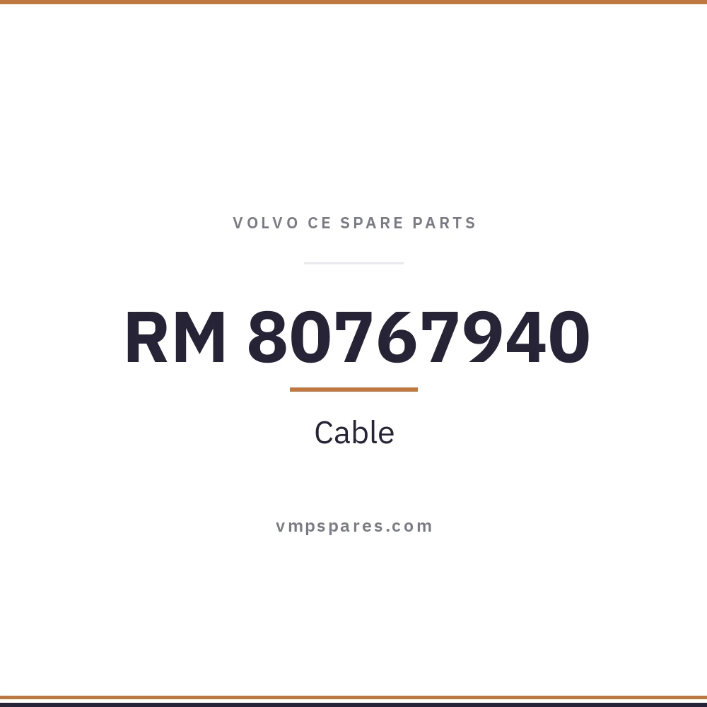RM 80767940 – Cable