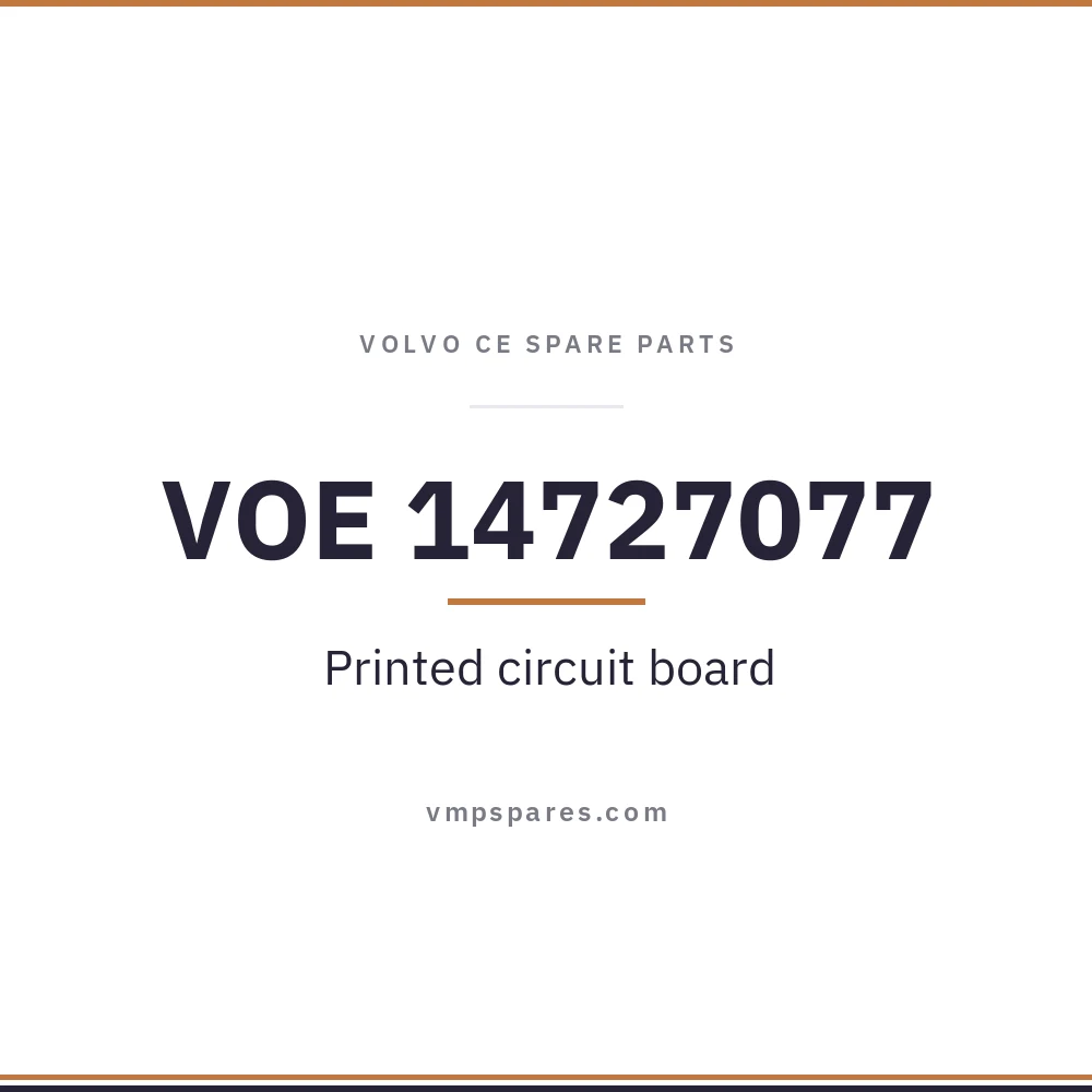 VOE 14727077 – Printed circuit board