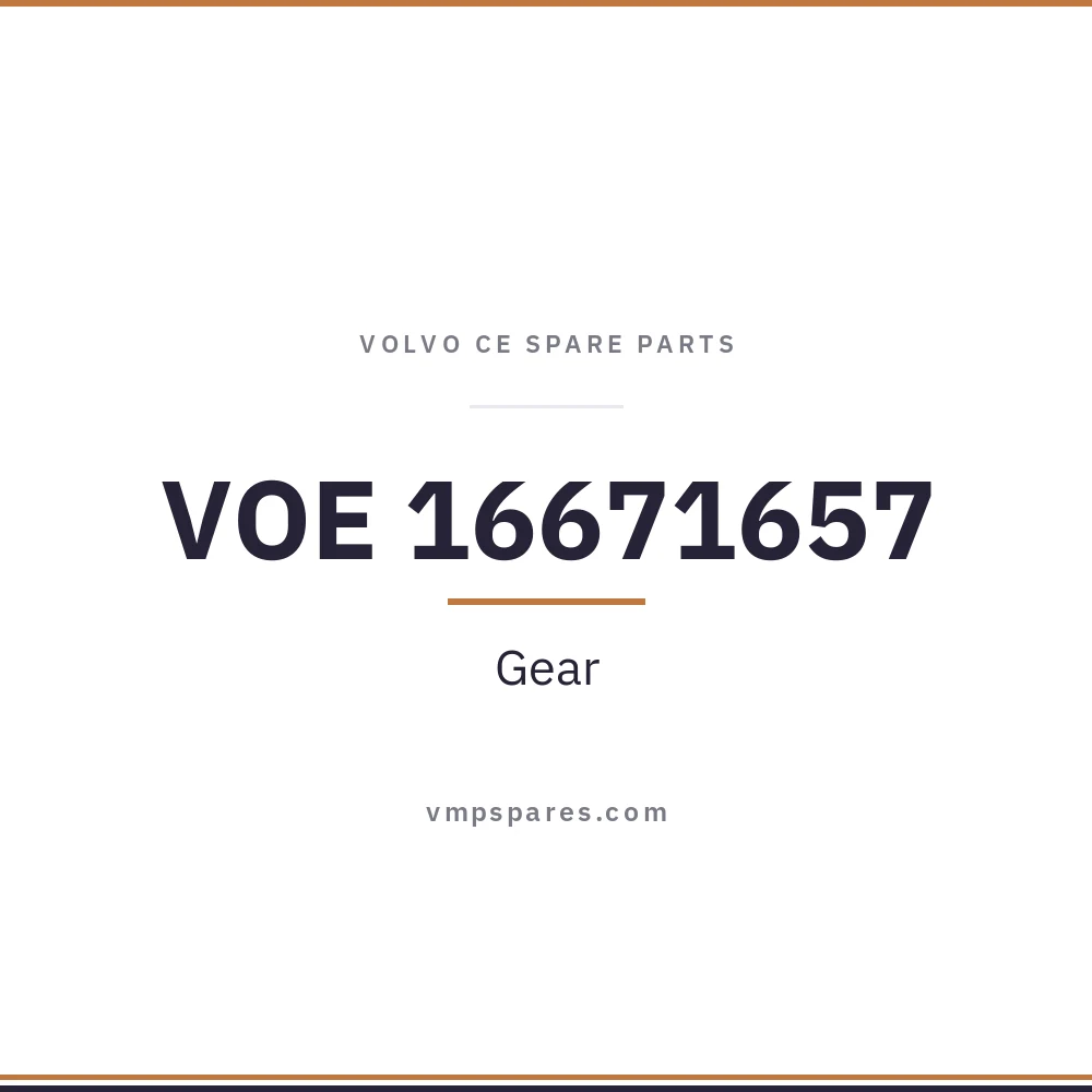 VOE 16671657 – Gear