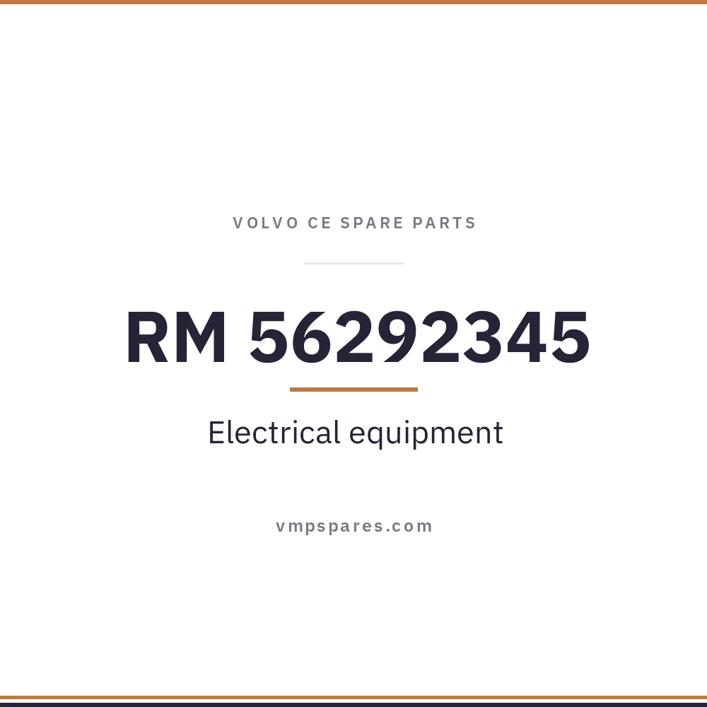RM 56292345 – Electrical equipment