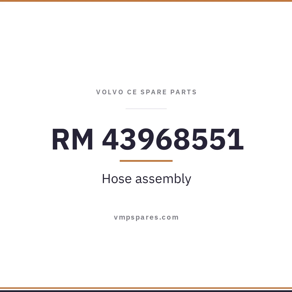 RM 43968551 – Hose assembly