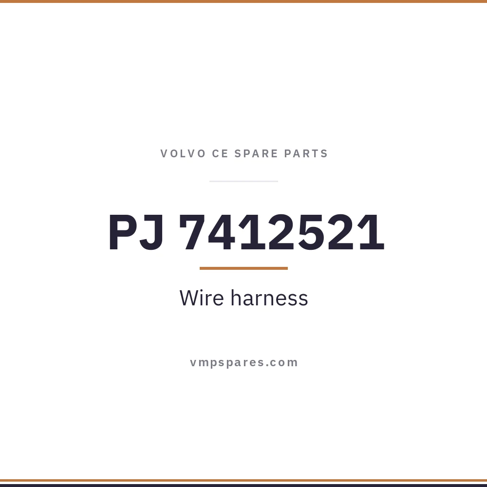 PJ 7412521 – Wire harness