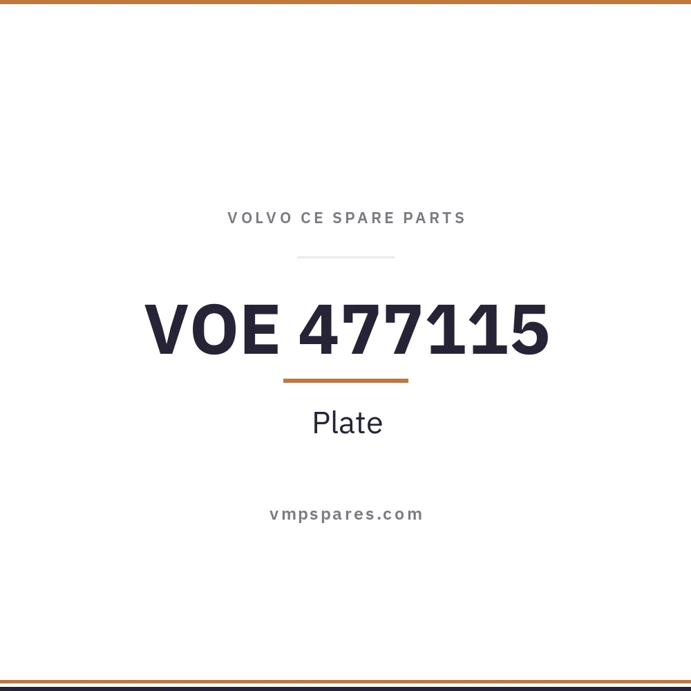 VOE 477115 – Plate