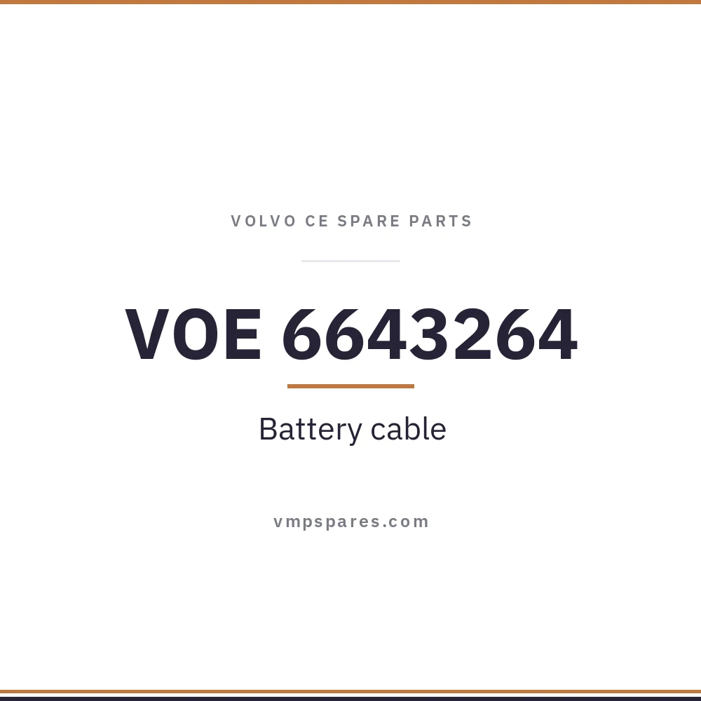 VOE 6643264 – Battery cable