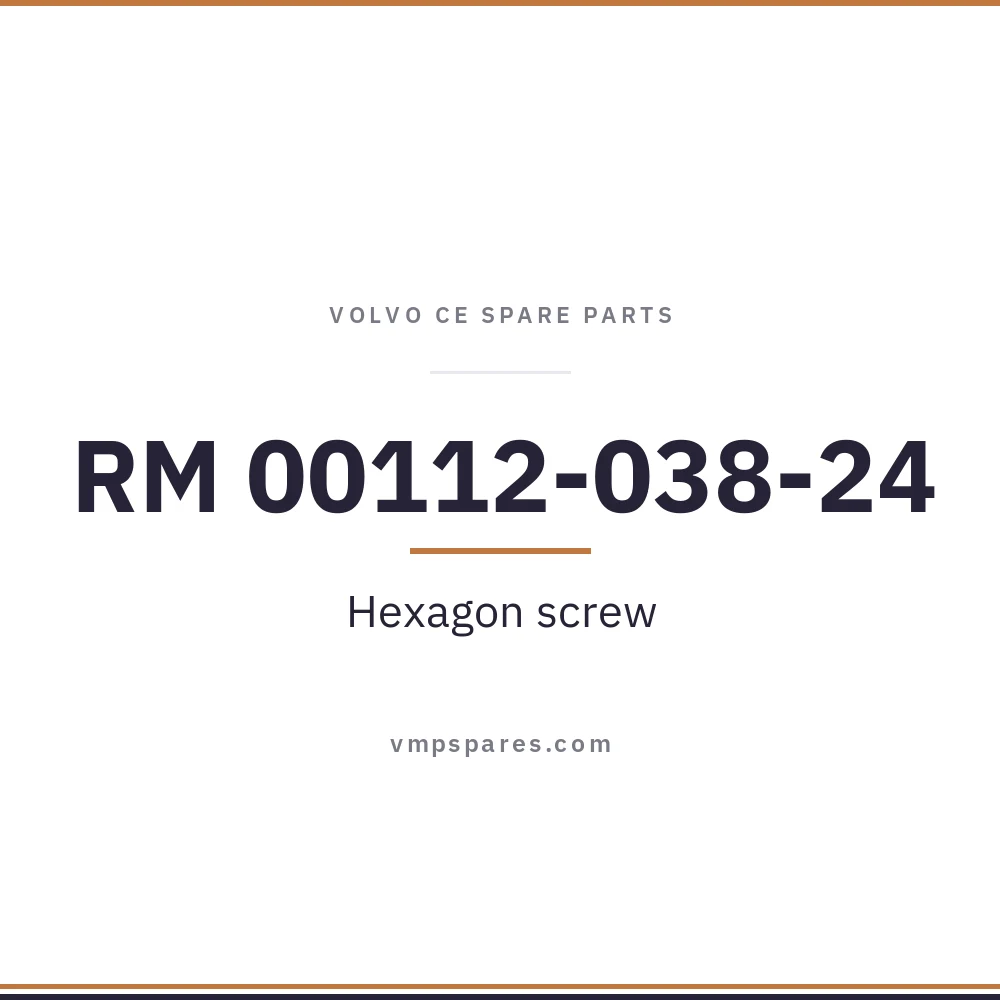 RM 00112-038-24 – Hexagon screw