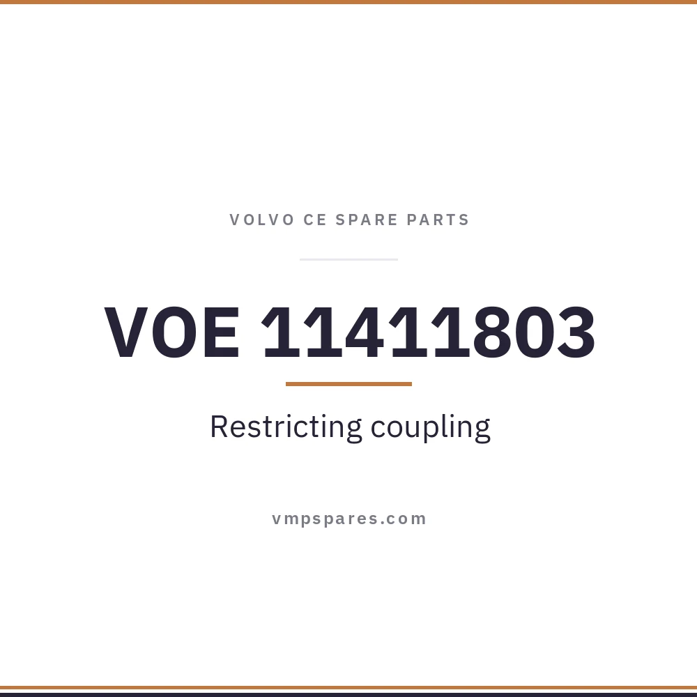VOE 11411803 – Restricting coupling