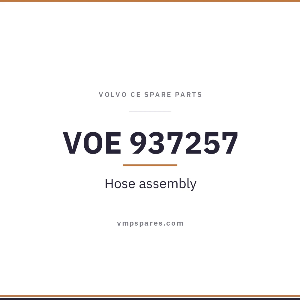 VOE 937257 – Hose assembly