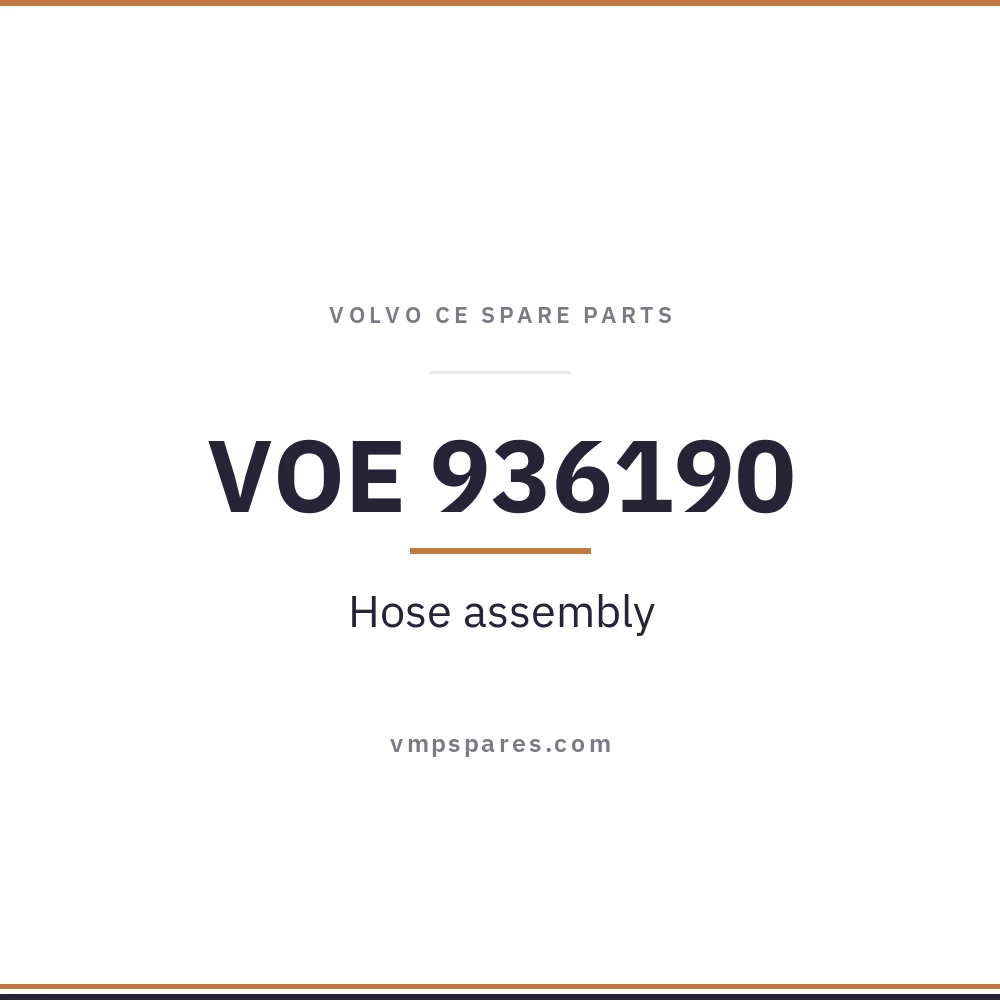 VOE 936190 – Hose assembly
