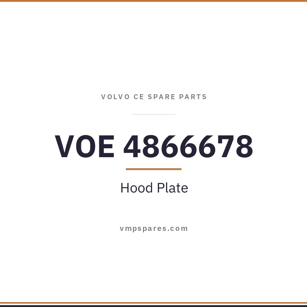 VOE 4866678 – Hood Plate