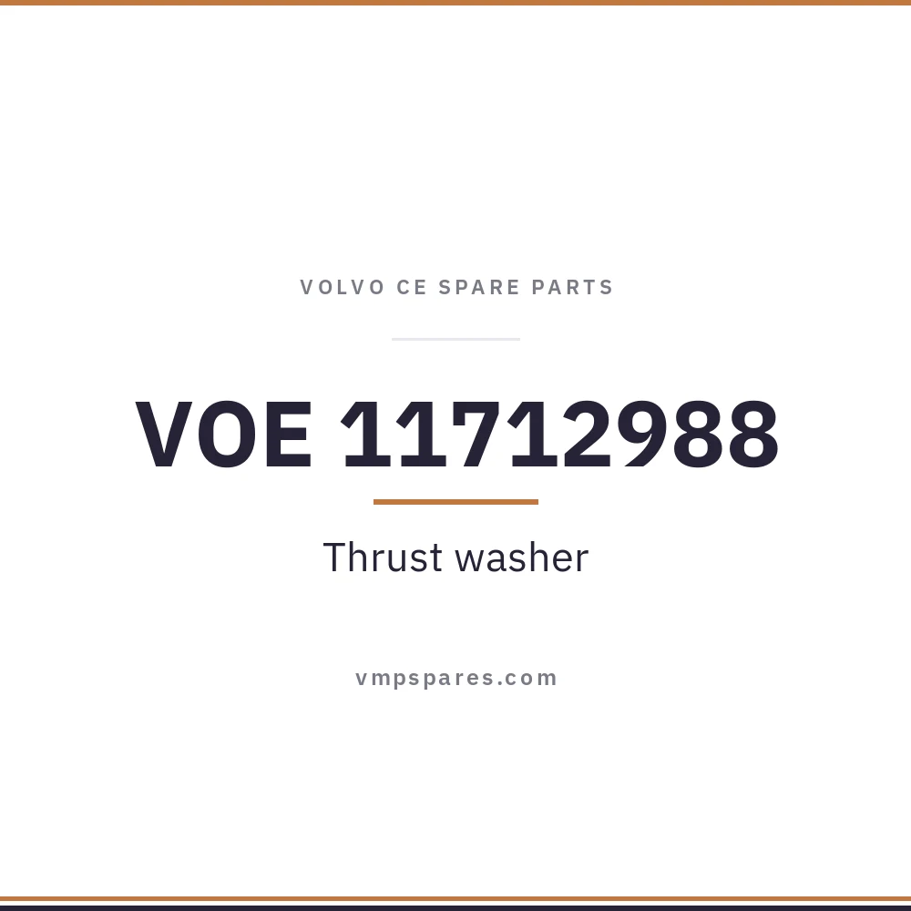 VOE 11712988 – Thrust washer