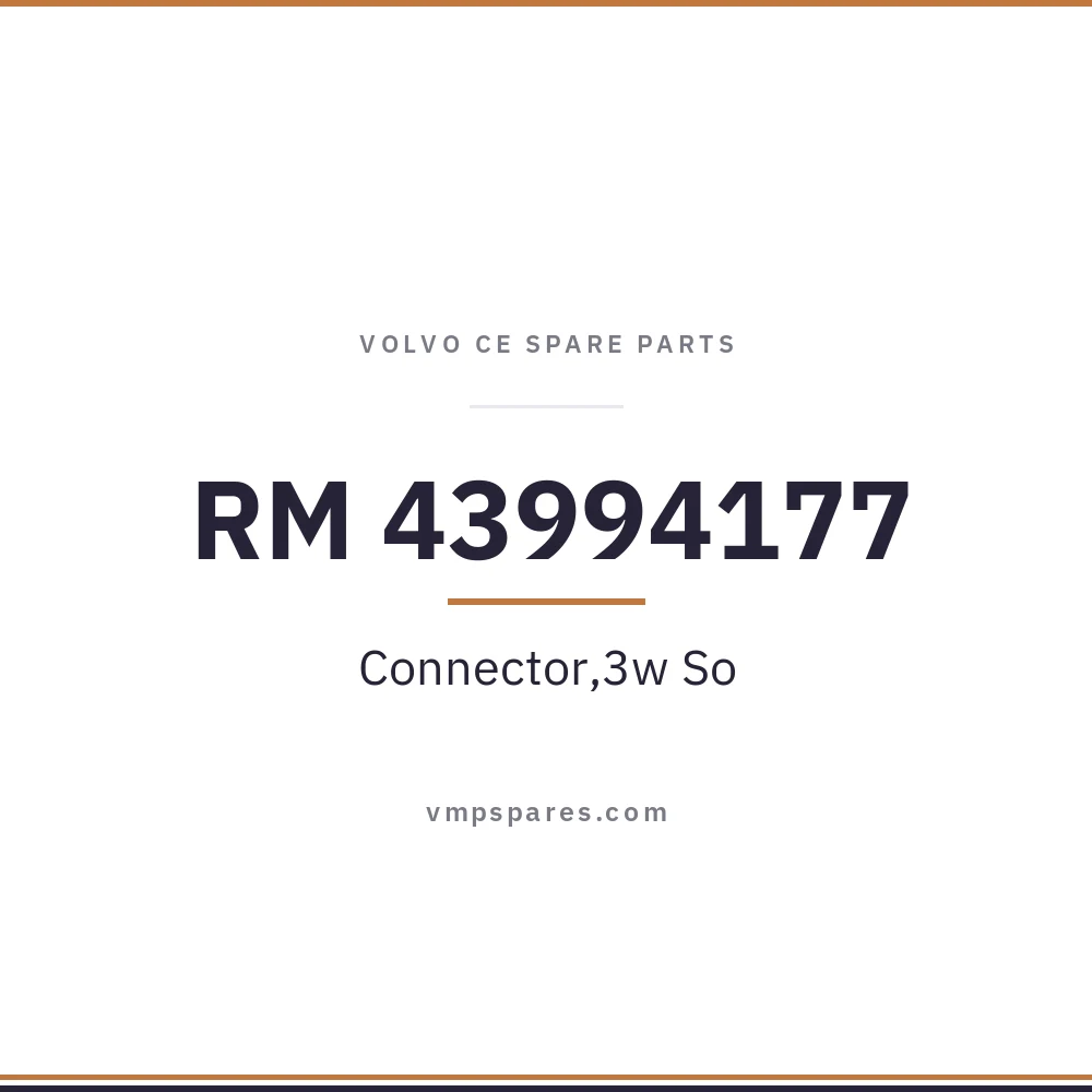 RM 43994177 – Connector,3w So