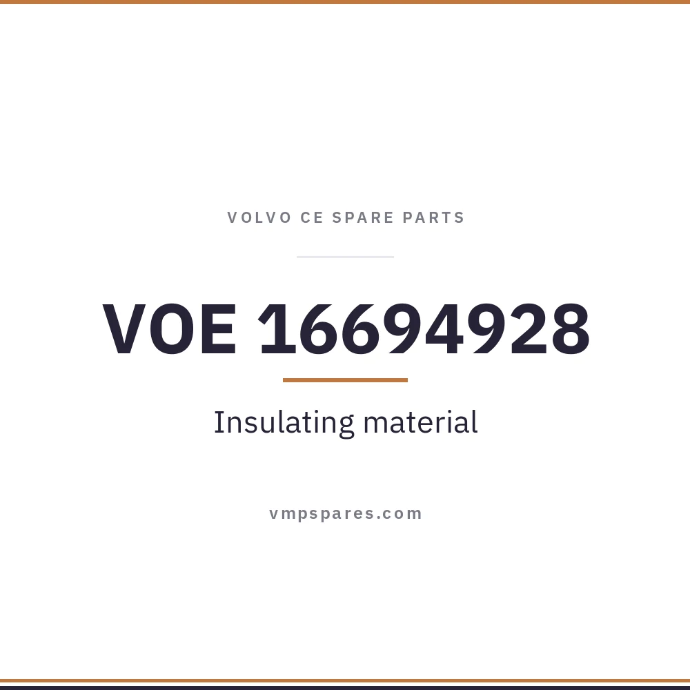 VOE 16694928 – Insulating material