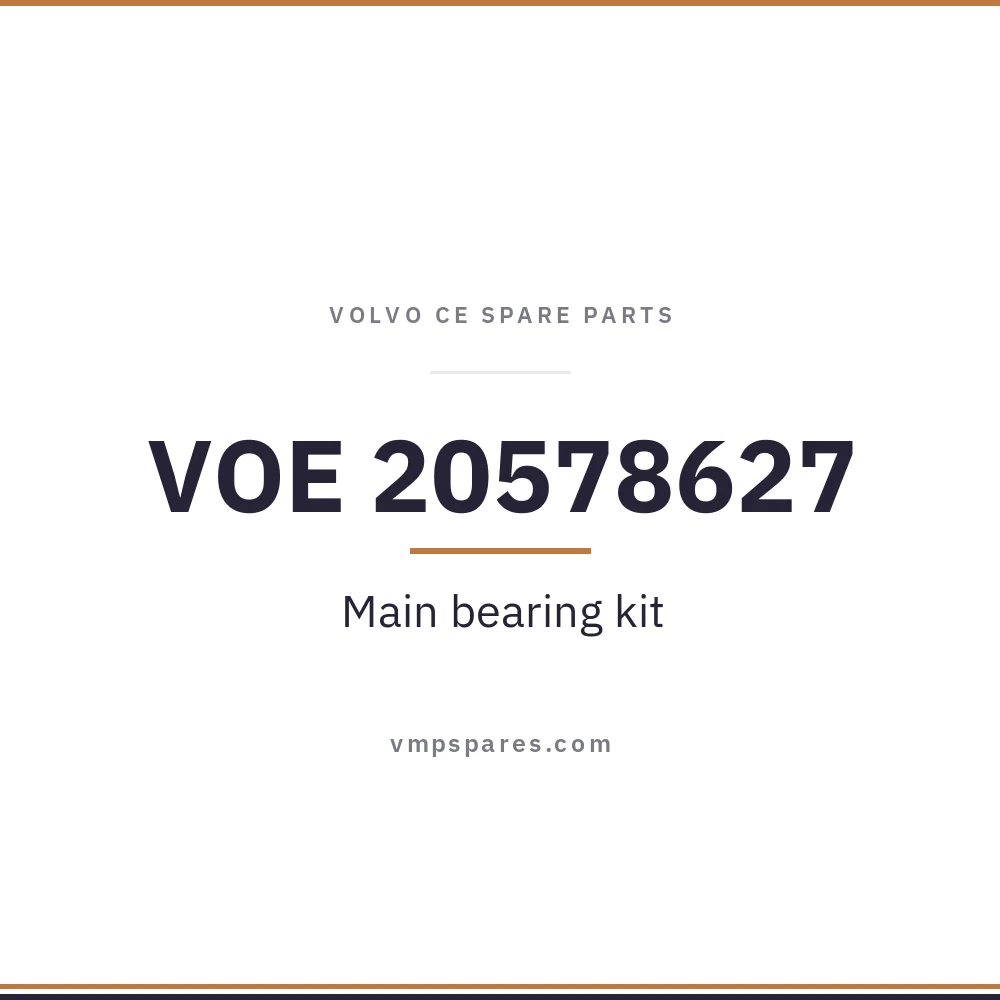 VOE 20578627 – Main bearing kit