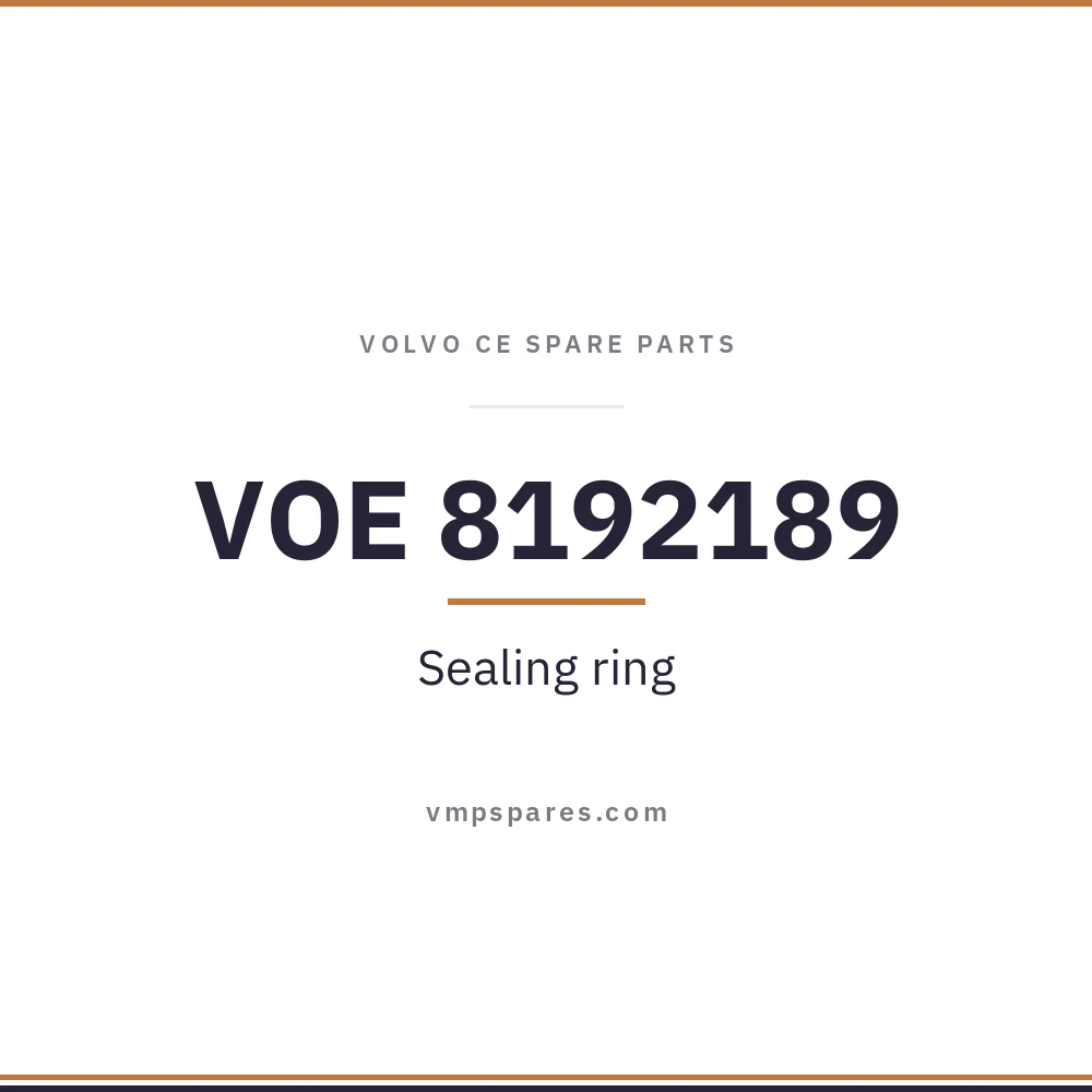 VOE 8192189 – Sealing ring