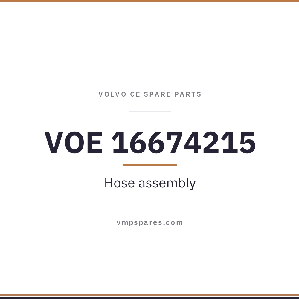 VOE 16674215 – Hose assembly