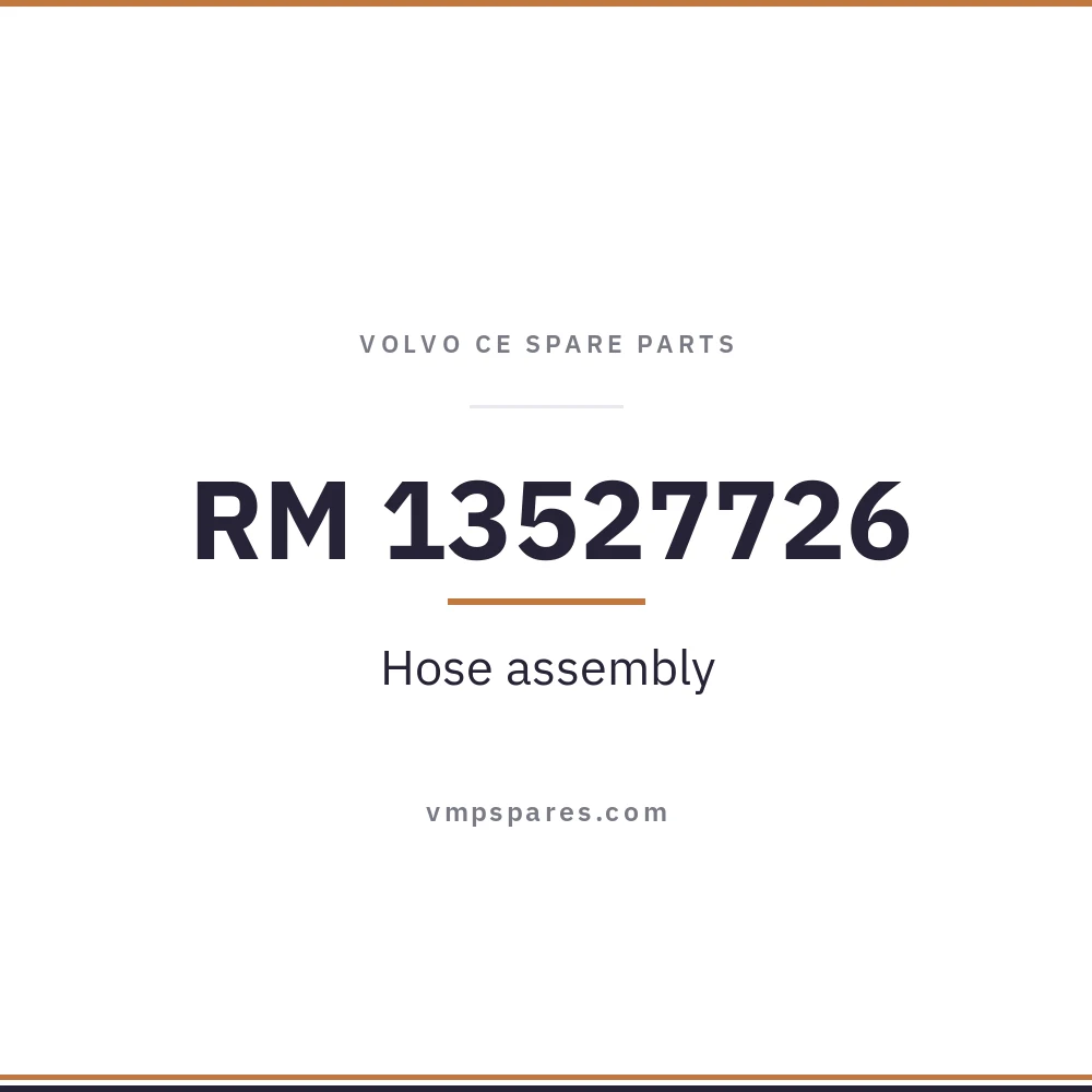 RM 13527726 – Hose assembly