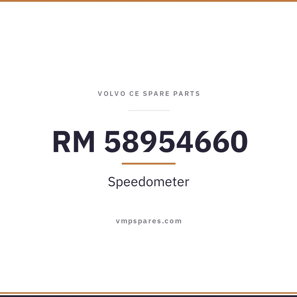 RM 58954660 – Speedometer