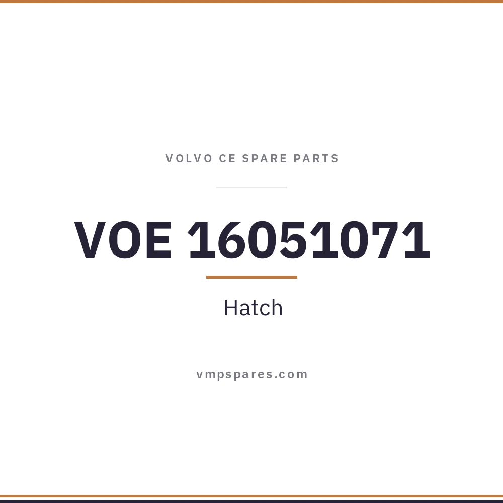 VOE 16051071 – Hatch