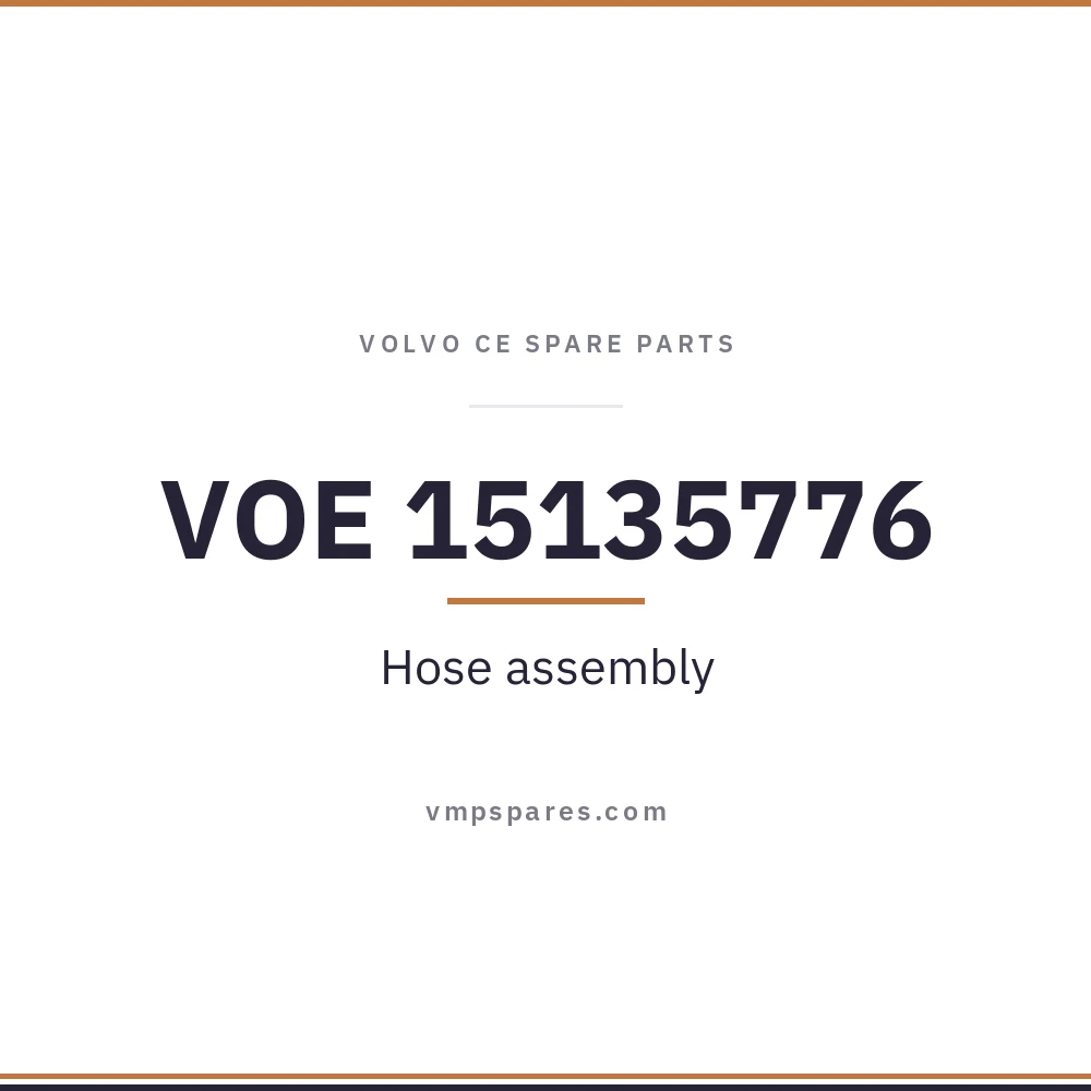 VOE 15135776 – Hose assembly