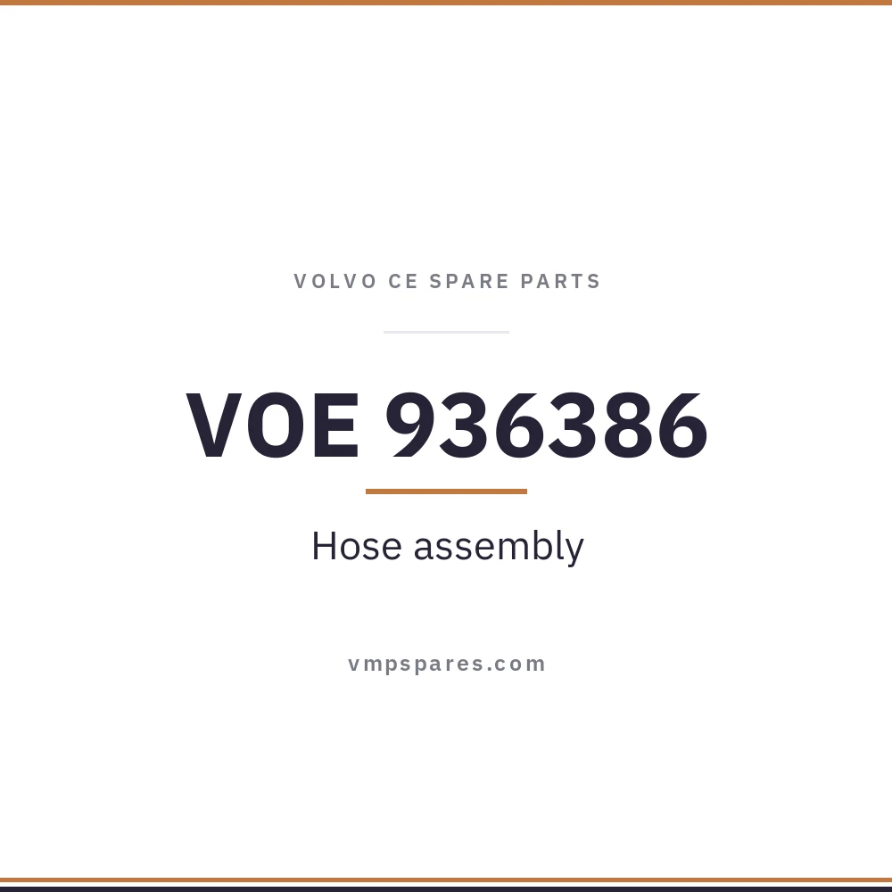 VOE 936386 – Hose assembly