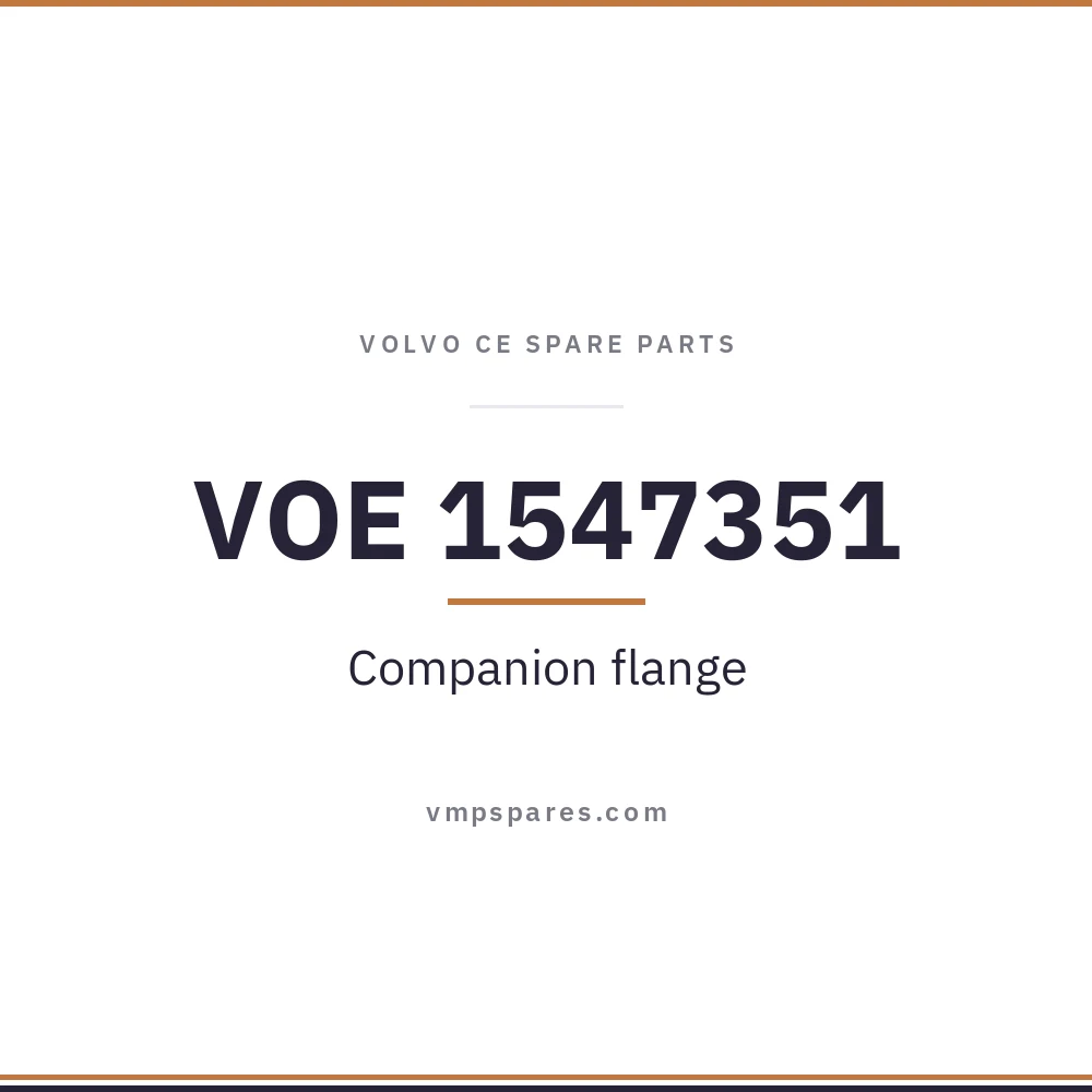 VOE 1547351 – Companion flange