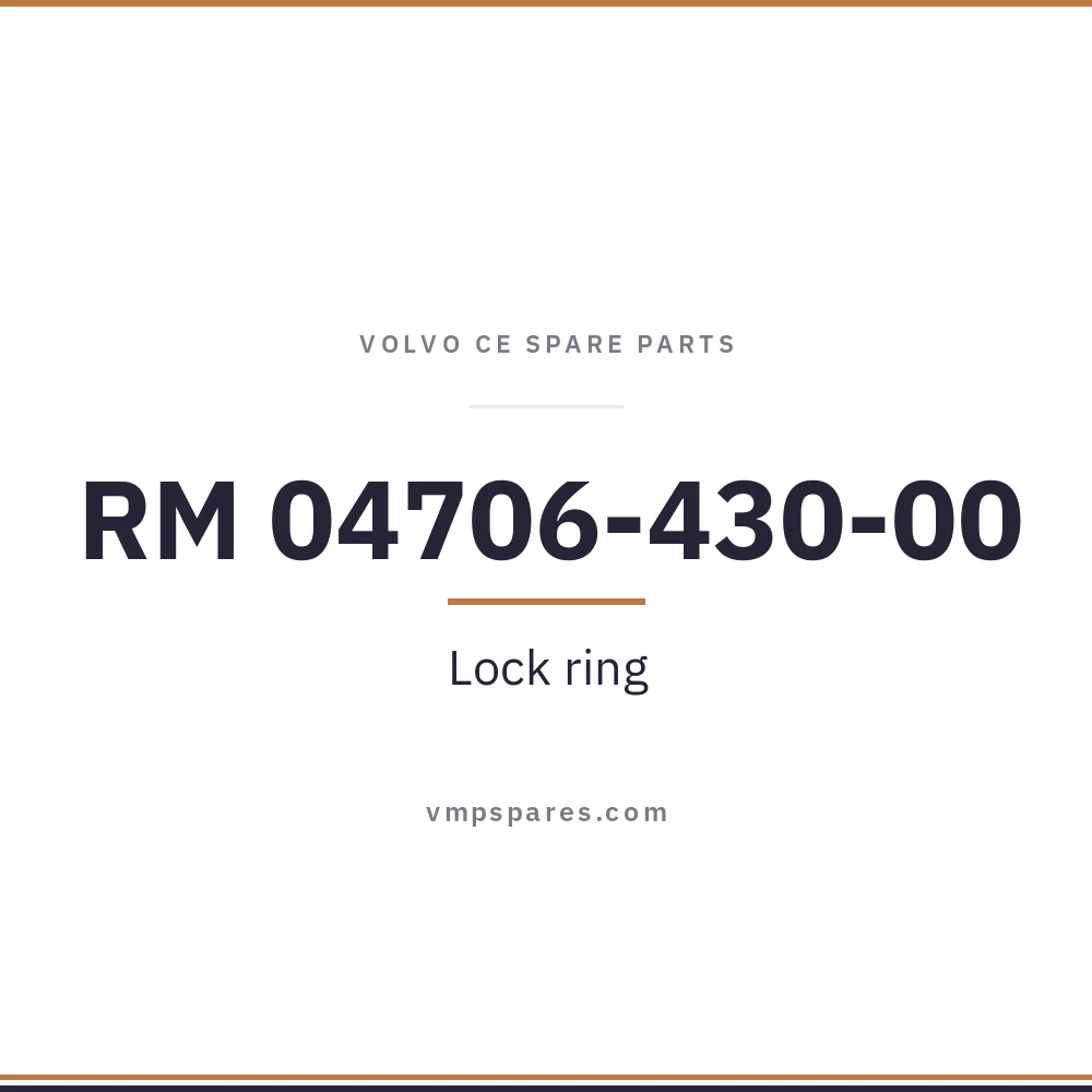 RM 04706-430-00 – Lock ring