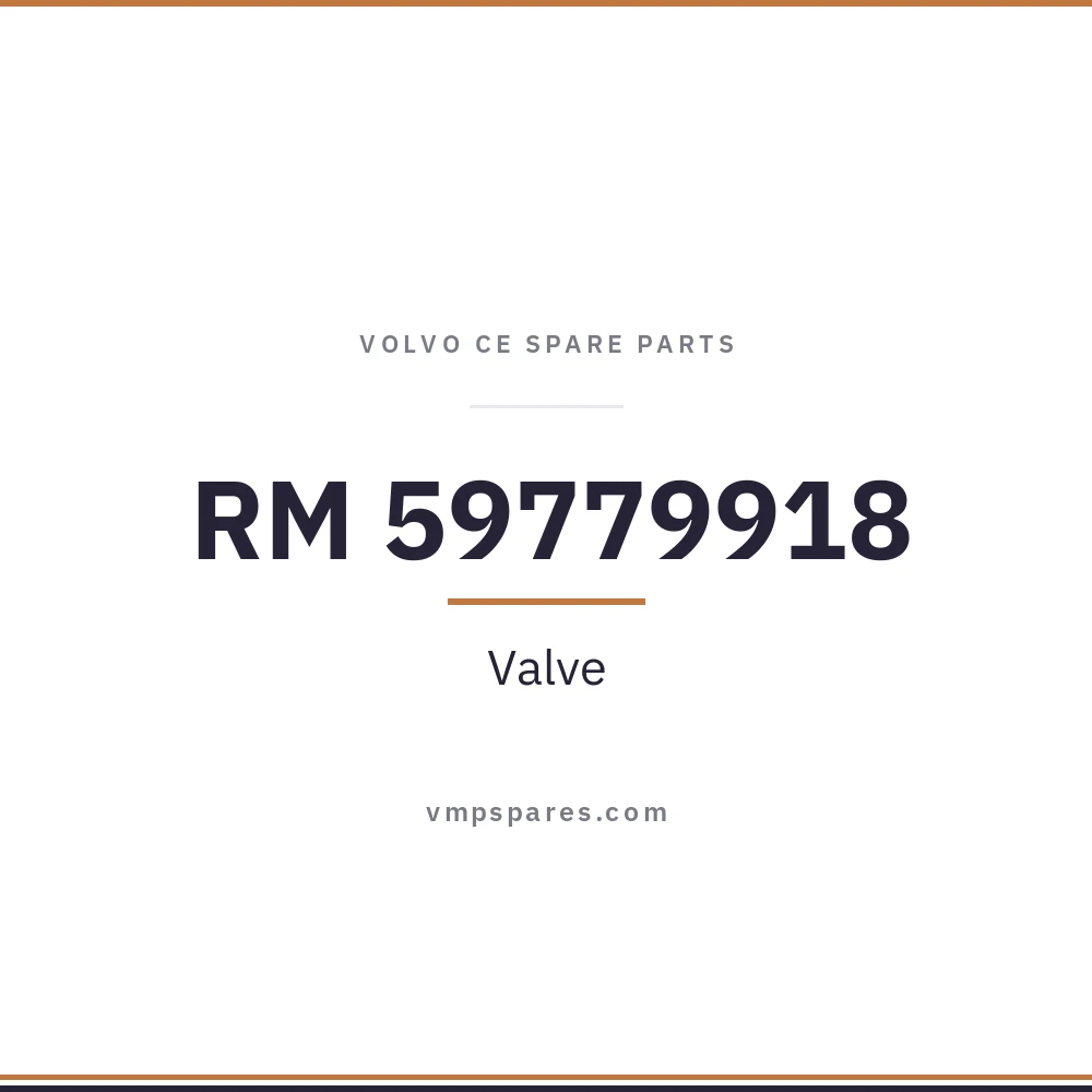 RM 59779918 – Valve