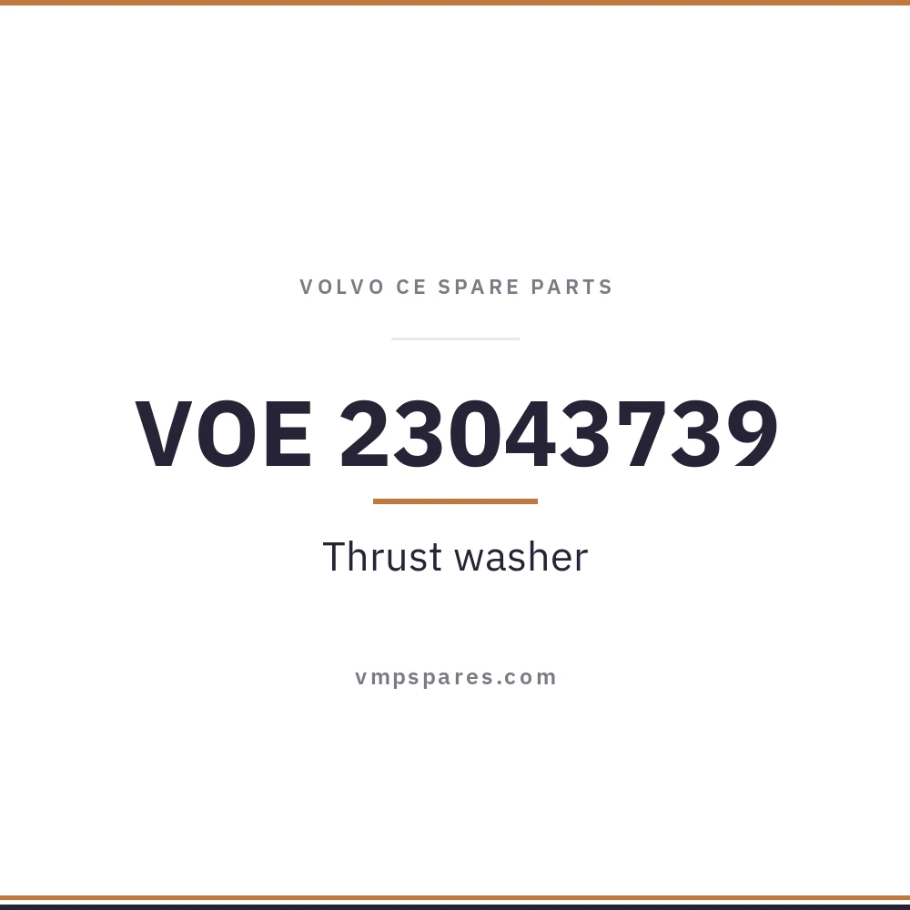 VOE 23043739 – Thrust washer