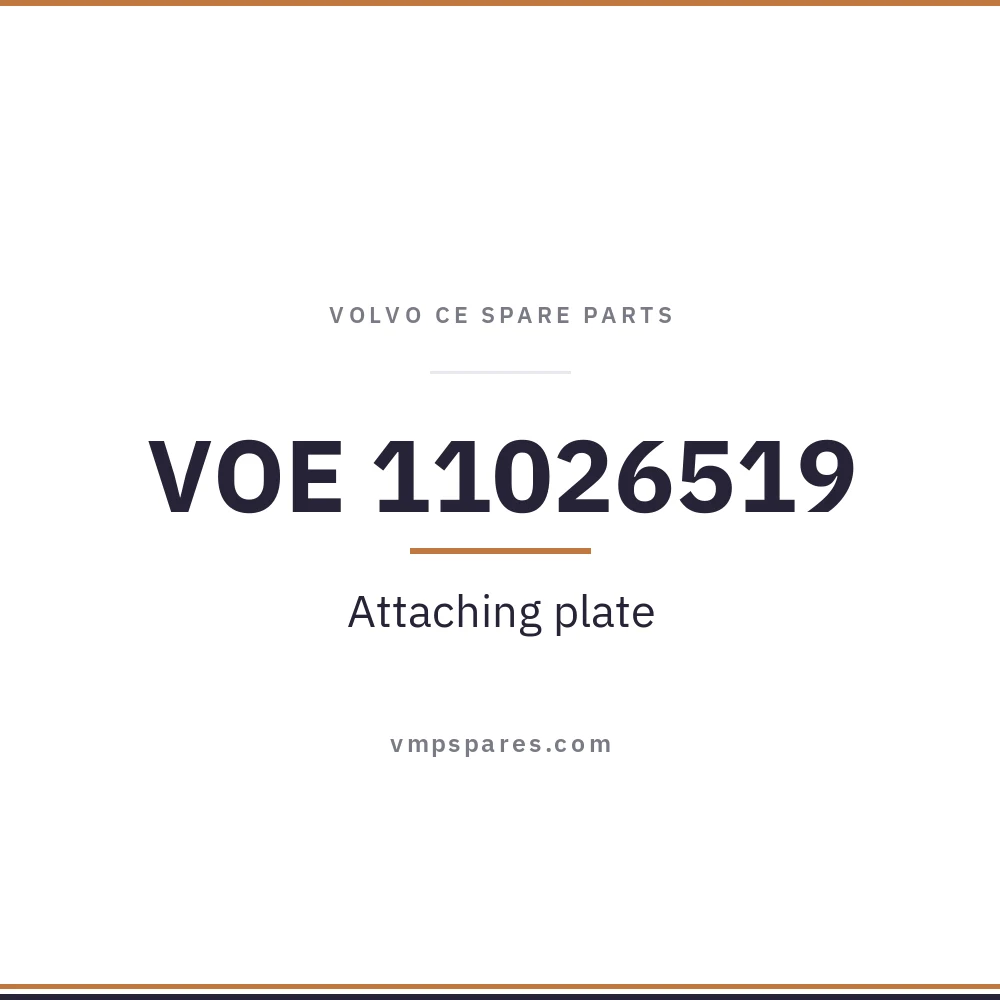 VOE 11026519 – Attaching plate