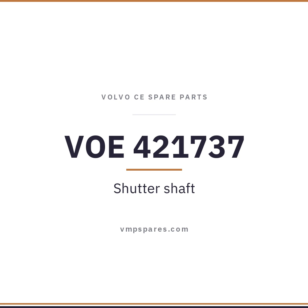 VOE 421737 – Shutter shaft