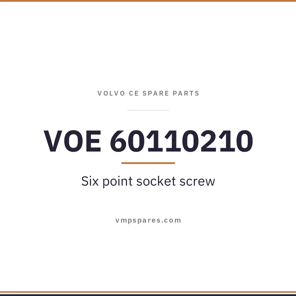VOE 60110210 – Six point socket screw