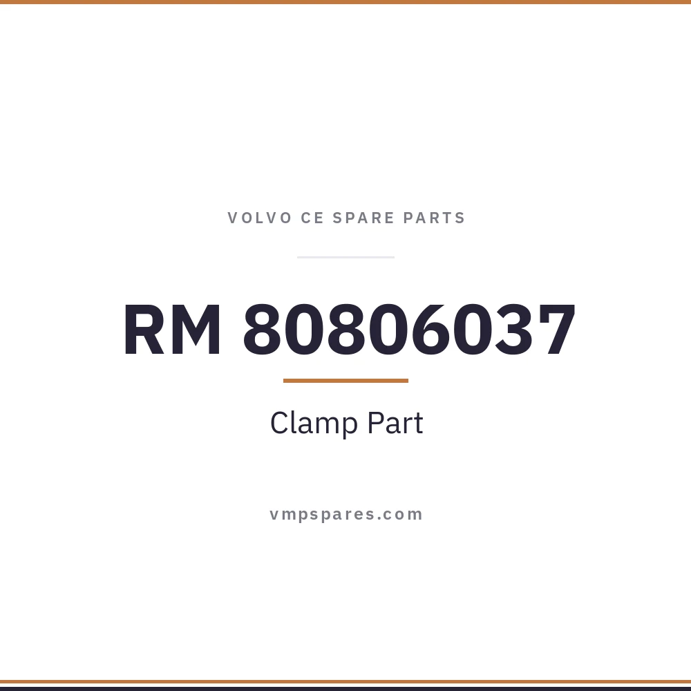 RM 80806037 – Clamp Part