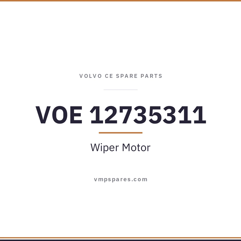 VOE 12735311 – Wiper Motor