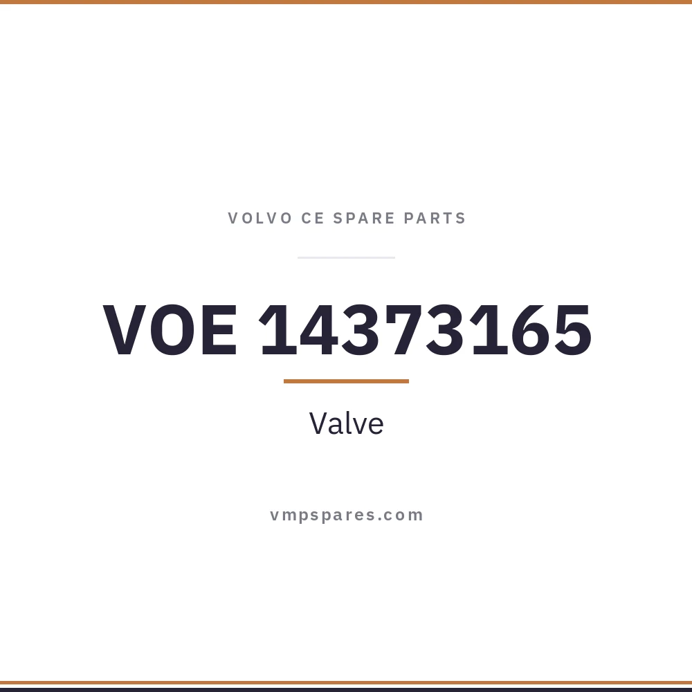 VOE 14373165 – Valve