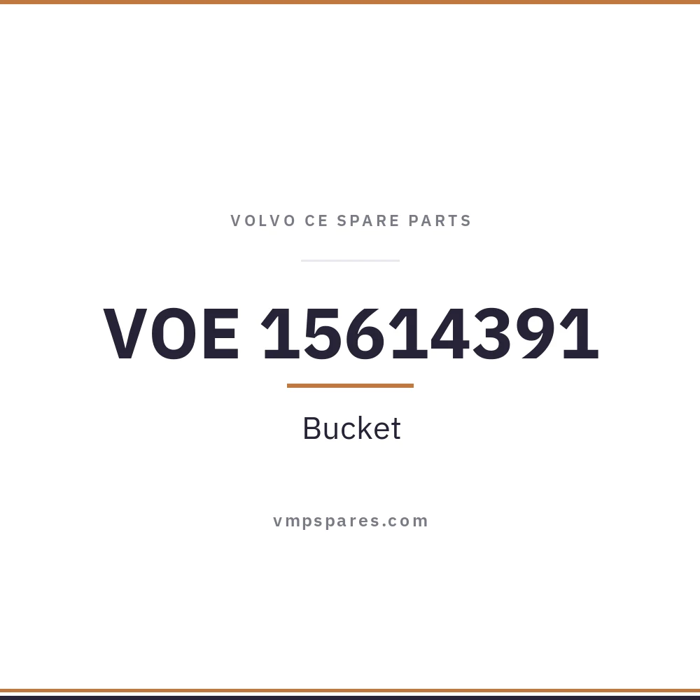 VOE 15614391 – Bucket