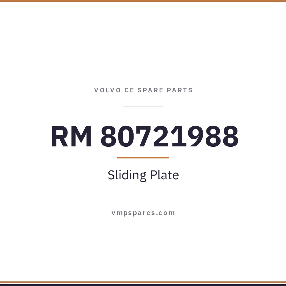 RM 80721988 – Sliding Plate
