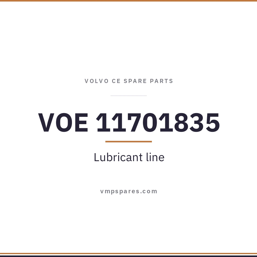 VOE 11701835 – Lubricant line