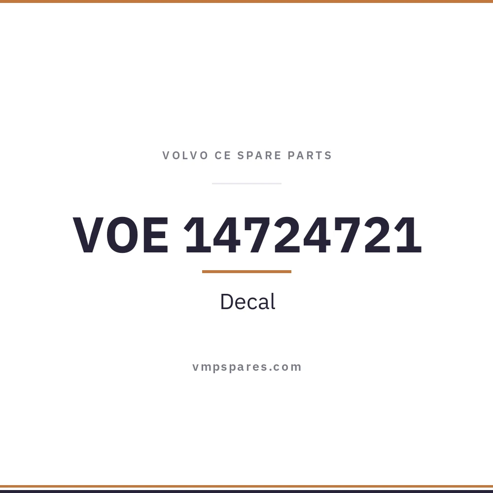 VOE 14724721 – Decal
